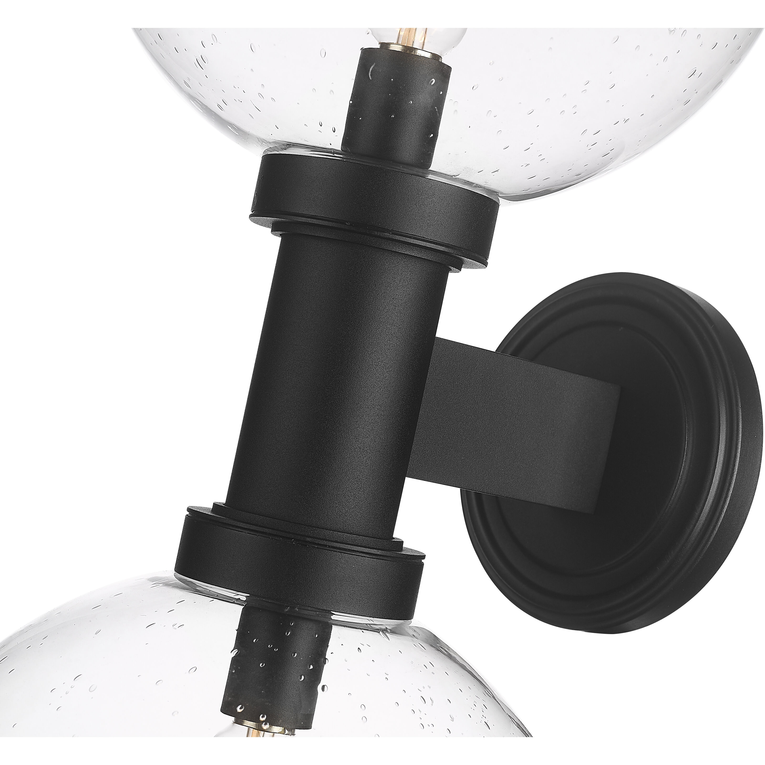 Laurent 2 Light 30 inch Black Outdoor Wall Light