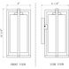 Aura Outdoor Wall Light in Black, G9