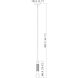 Stari 1 Light 4.75 inch Matte Black Pendant Ceiling Light