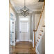 Euclid 3 Light 23 inch Matte Black Chandelier Ceiling Light