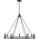 Dennison 12 Light 47.75 inch Matte Black Chandelier Ceiling Light