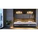 Landon 3 Light 24 inch Chrome Vanity Wall Light