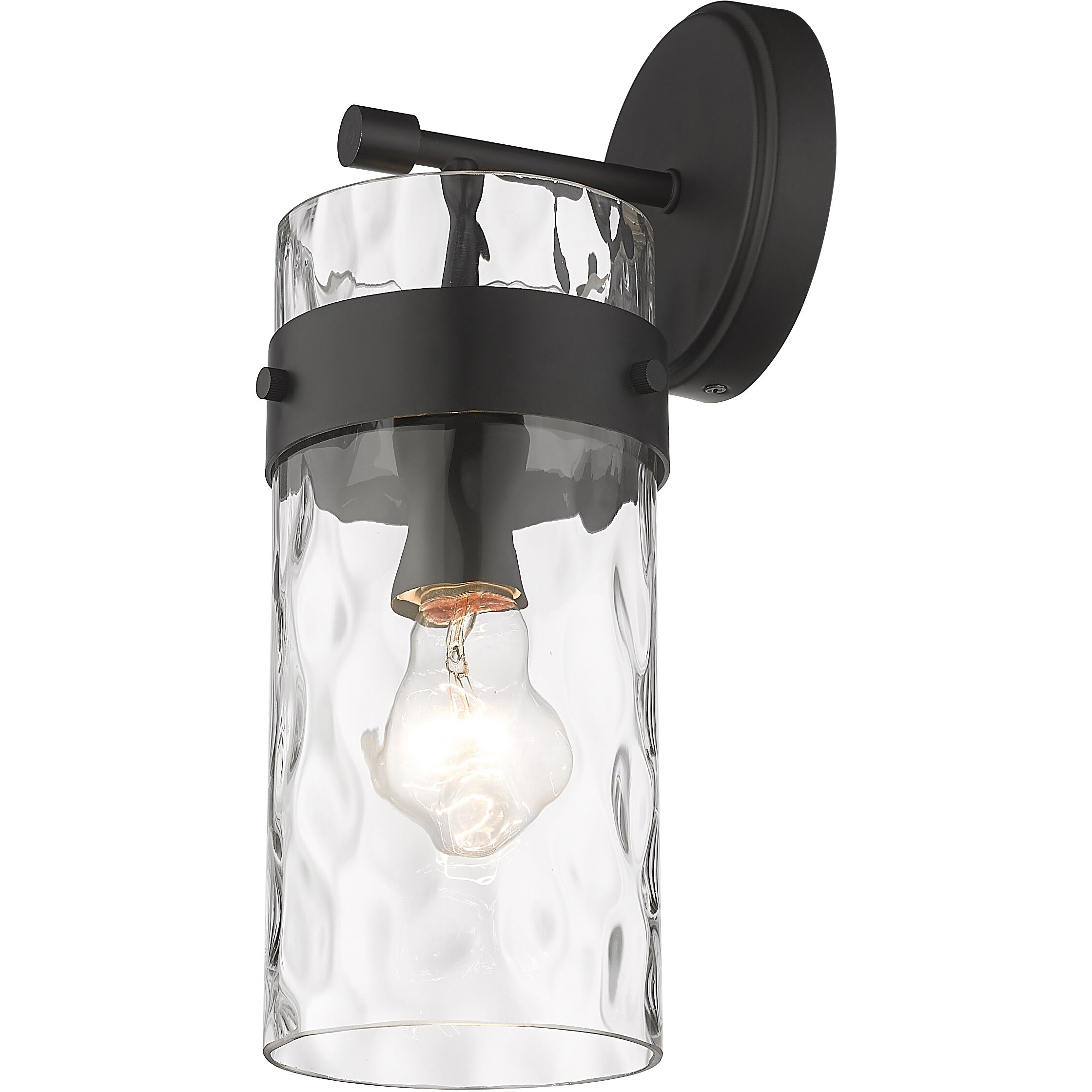 Fontaine 1 Light 5.5 inch Matte Black Wall Sconce Wall Light