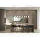 Titus 7 Light 63.5 inch Modern Gold Linear Chandelier Ceiling Light