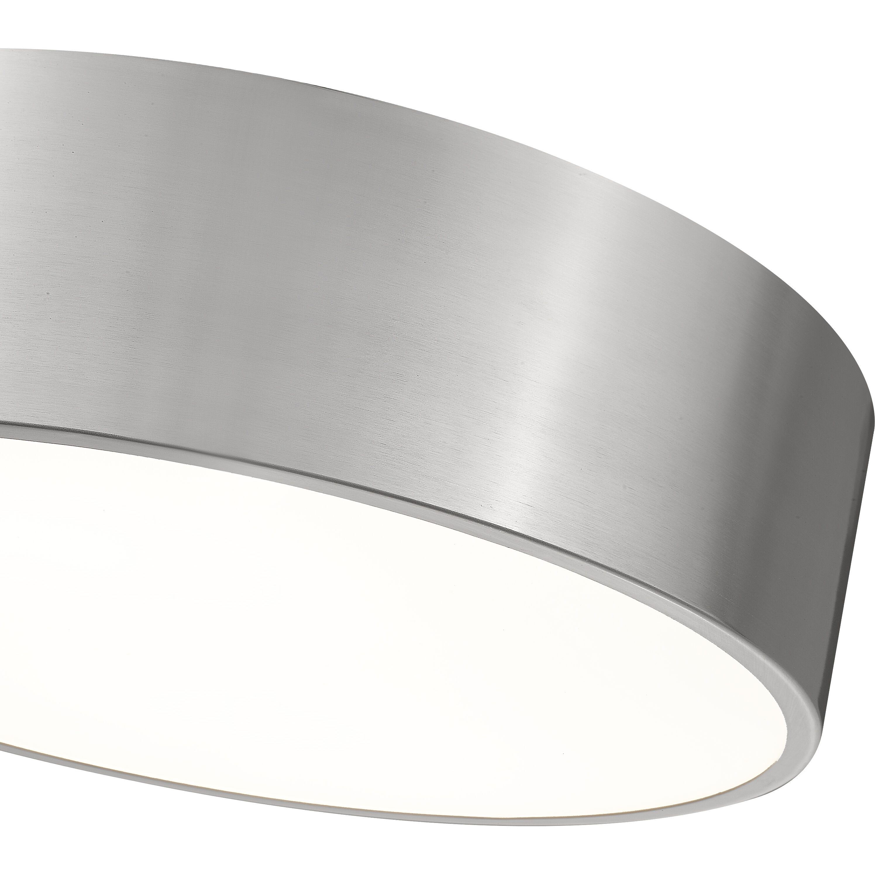 Harley 4 Light 20 inch Brushed Nickel Flush Mount Ceiling Light