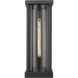 Glenwood 1 Light 20.25 inch Black Outdoor Wall Light