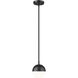 Realm Sphere 1 Light 8.5 inch Matte Black Pendant Ceiling Light