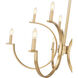 Cordelia 10 Light 40 inch Modern Gold Chandelier Ceiling Light