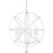 Tull 10 Light 36 inch Matte White Chandelier Ceiling Light
