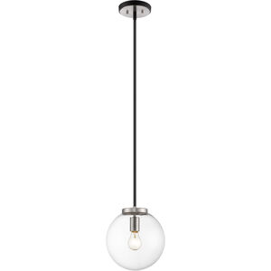 Parsons 1 Light 10 inch Matte Black/Brushed Nickel Pendant Ceiling Light