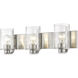 Beckett 3 Light 23 inch Brushed Nickel Vanity Wall Light