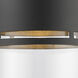 Luminata LED 17.63 inch Black Outdoor Wall Light