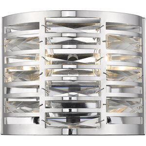 Cronise 2 Light 10 inch Chrome Wall Sconce Wall Light