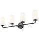 Montford 4 Light 32 inch Matte Black Bath Vanity Light Wall Light
