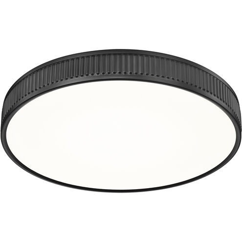 Stari LED 20.75 inch Matte Black Flush Mount Ceiling Light