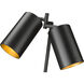 Lumina 23 inch 60 watt Matte Black Table Lamp Portable Light