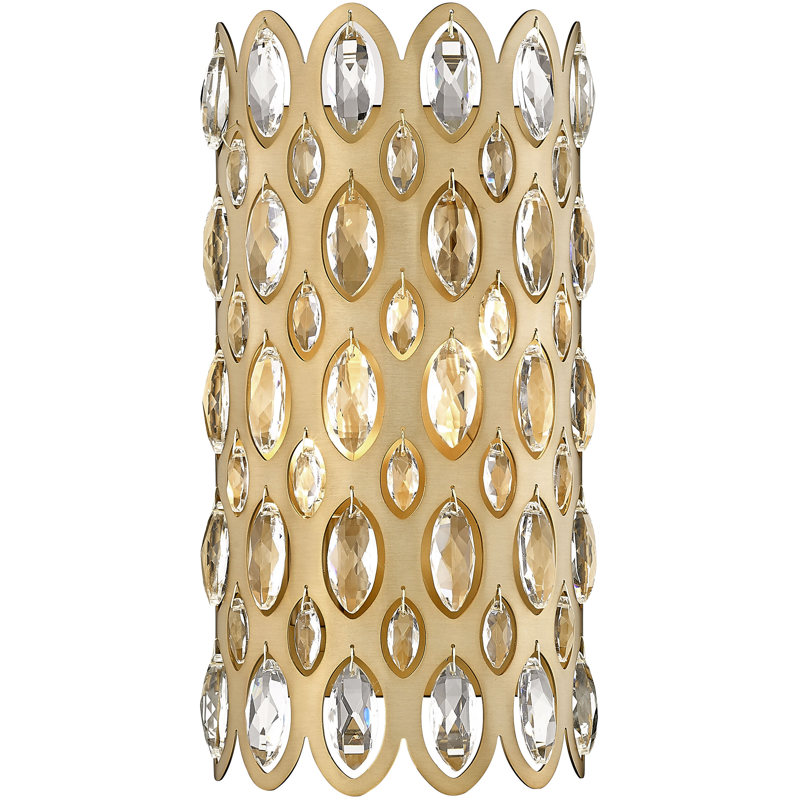 Dealey 2 Light 6.75 inch Heirloom Brass Wall Sconce Wall Light