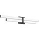 Zane LED 32 inch Matte Black Vanity Wall Light