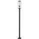 Sana 3 Light 120.25 inch Black Outdoor Post Mounted Fixture