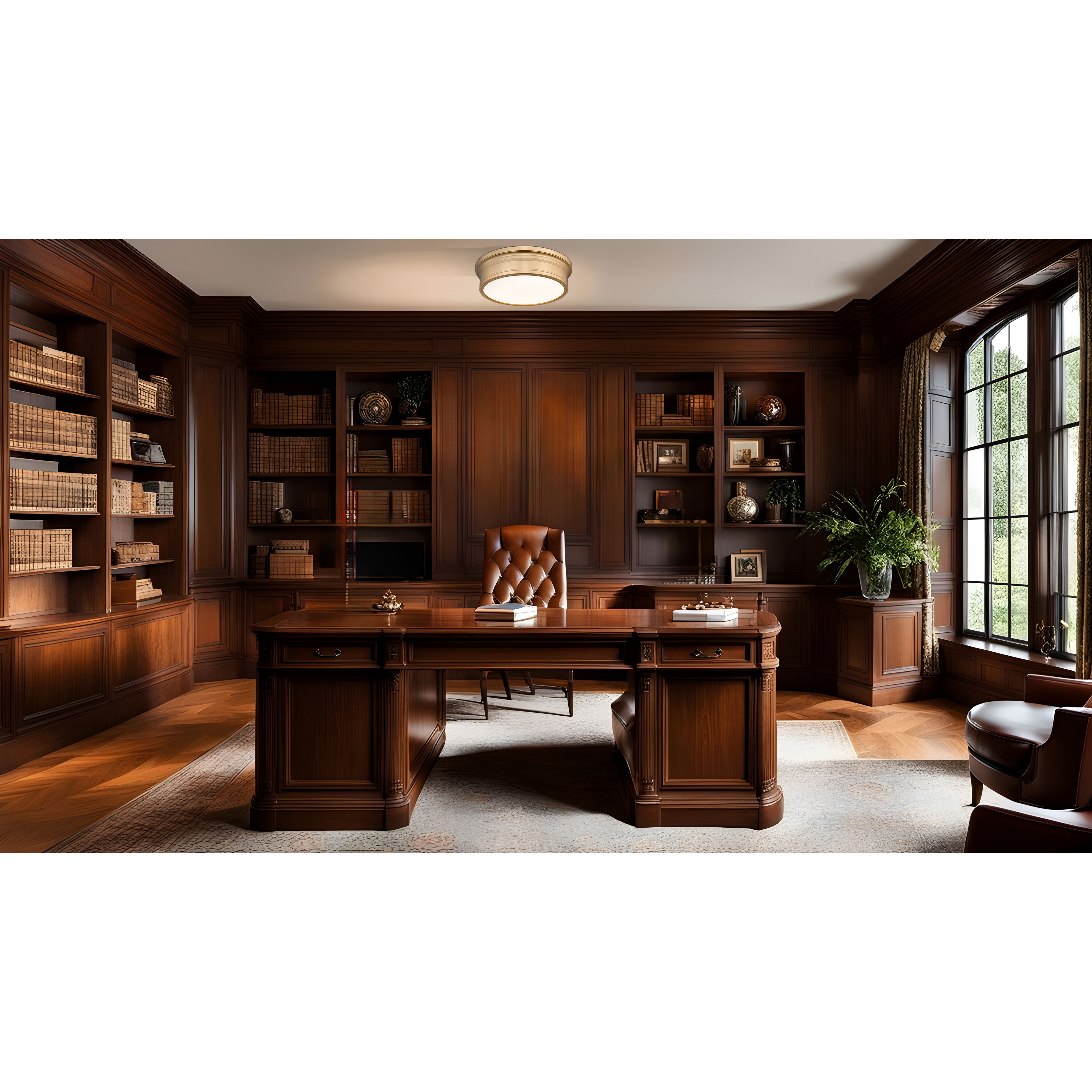 Bentley LED 16 inch Modern Gold Flush Mount Ceiling Light