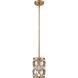 Dealey 1 Light 6.5 inch Heirloom Brass Pendant Ceiling Light
