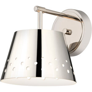 Katie 1 Light 8 inch Polished Nickel Wall Sconce Wall Light