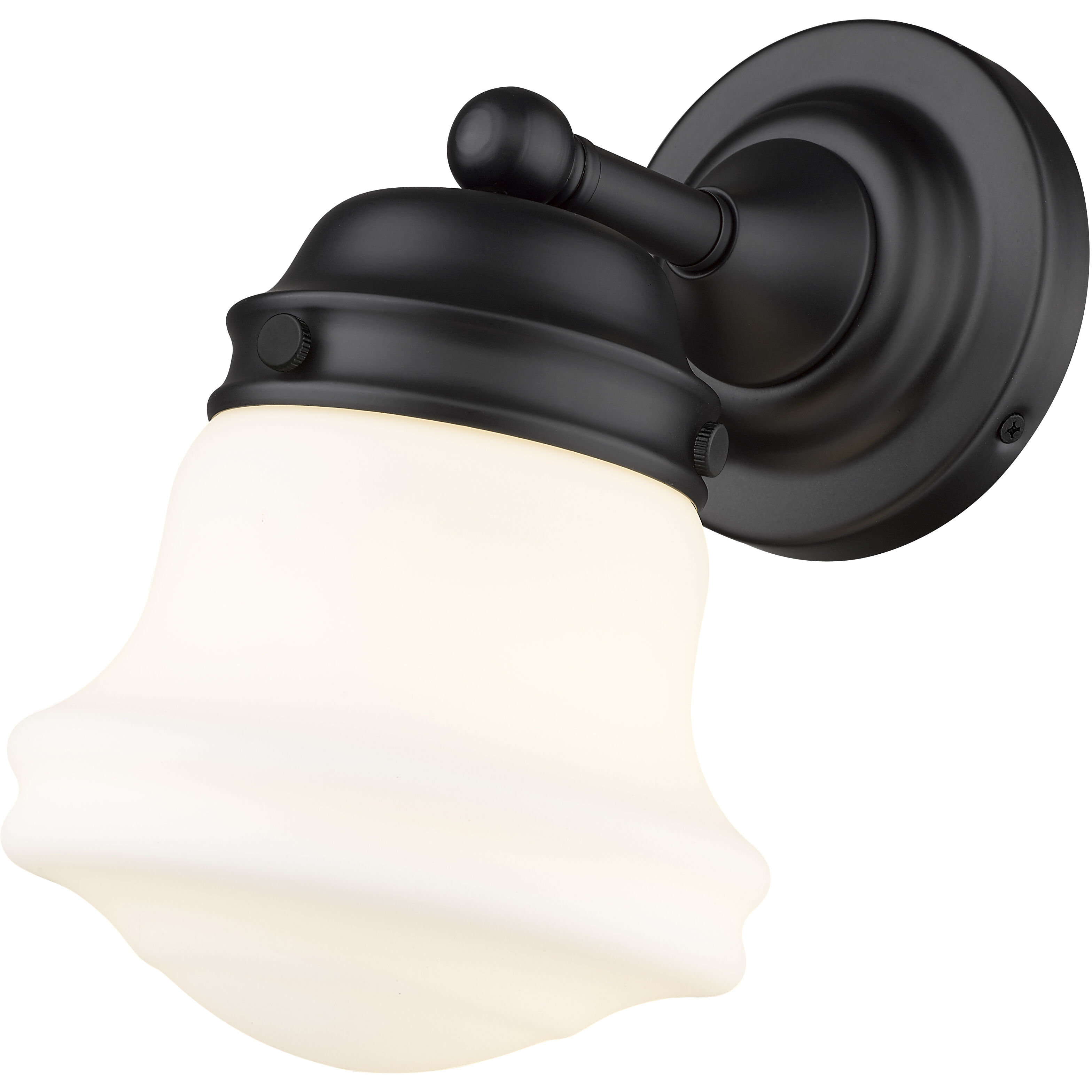 Vaughn 1 Light 6 inch Matte Black Wall Sconce Wall Light
