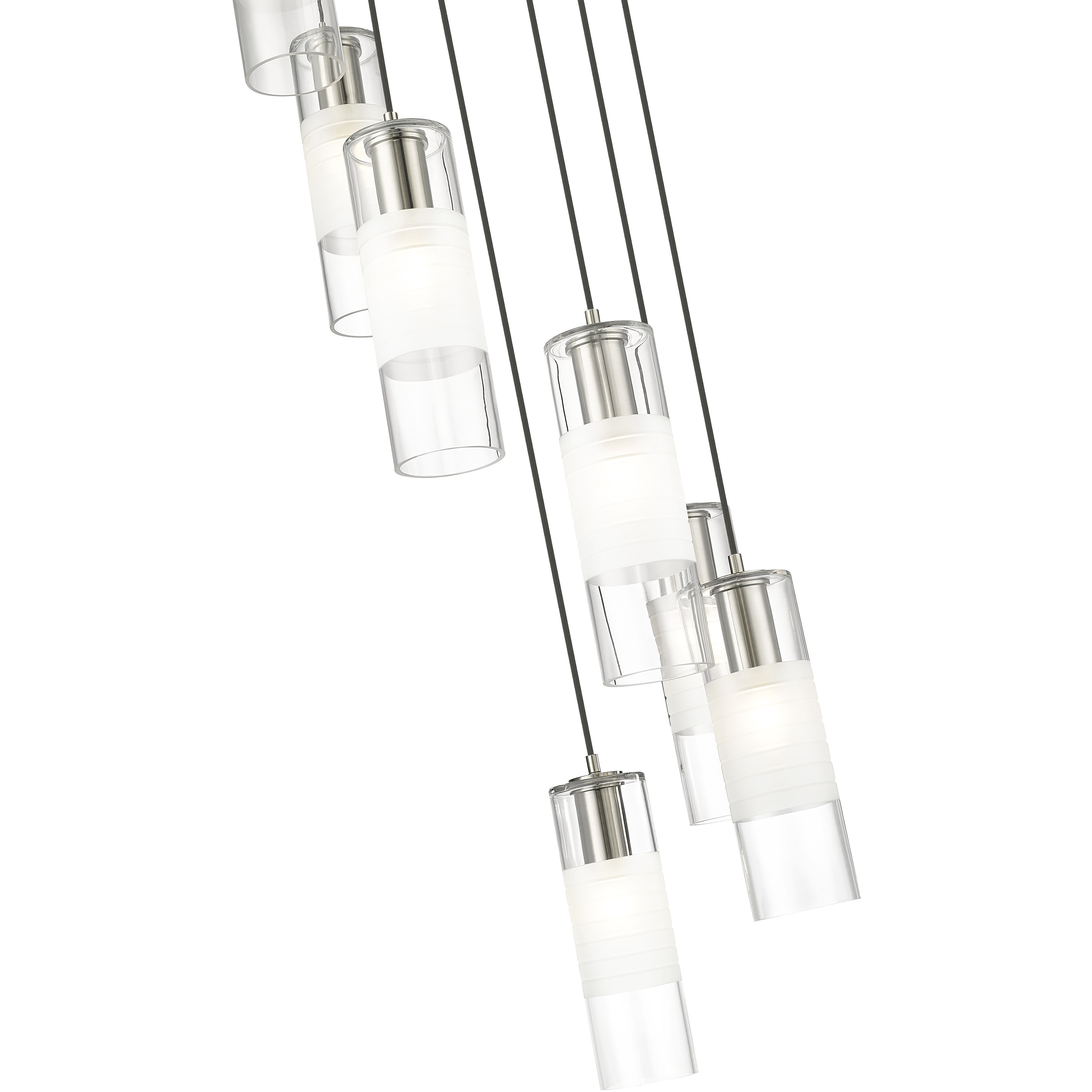 Alton 7 Light 18 inch Brushed Nickel Chandelier Ceiling Light