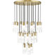 Alton 27 Light 36 inch Modern Gold Chandelier Ceiling Light