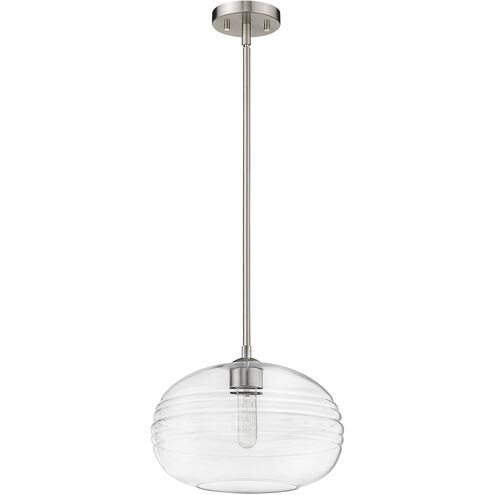Harmony 1 Light 14 inch Brushed Nickel Pendant Ceiling Light