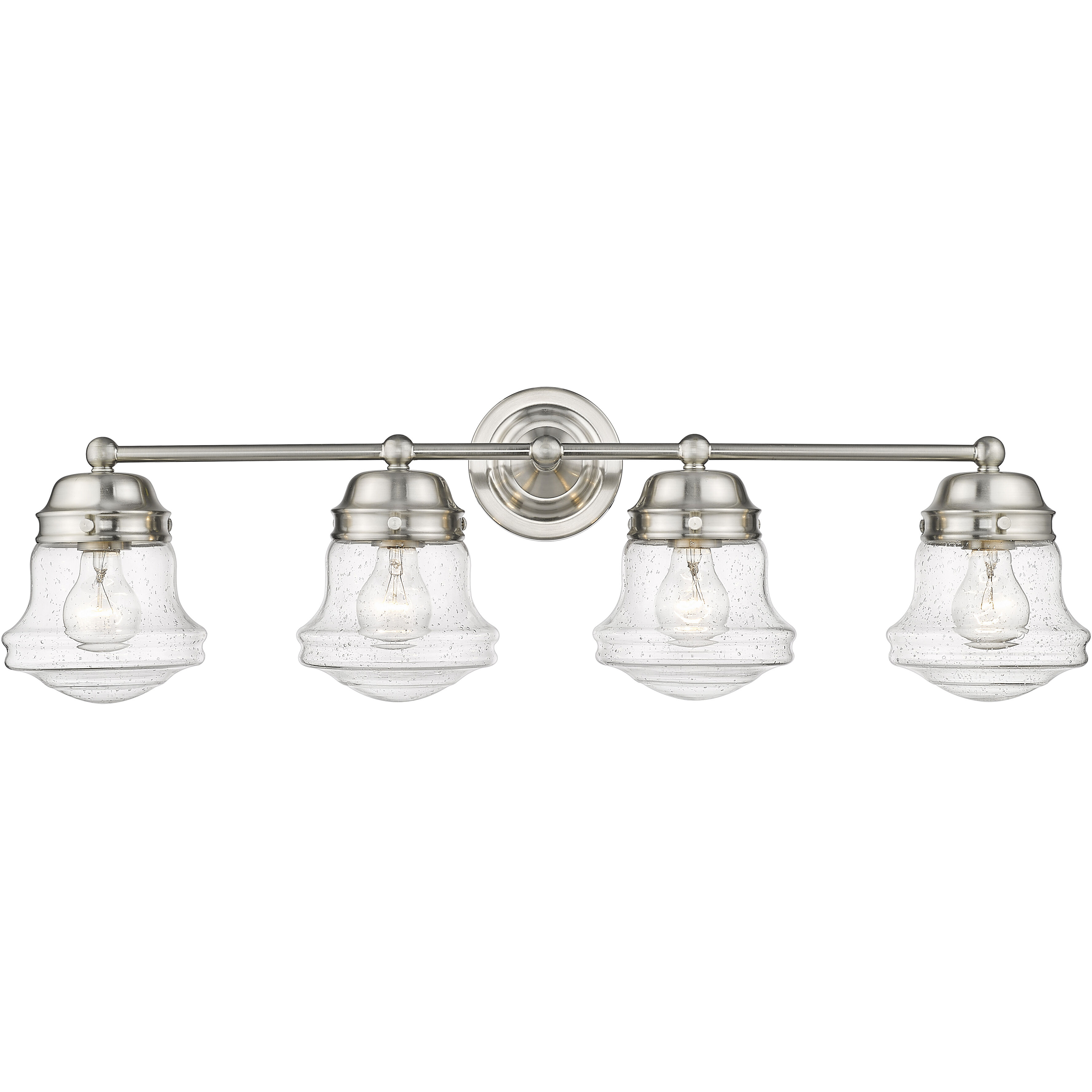 Vaughn 4 Light 31.5 inch Brushed Nickel Vanity Wall Light