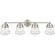Vaughn 4 Light 31.5 inch Brushed Nickel Vanity Wall Light
