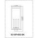 Nova 4 Light 26.75 inch Black Outdoor Post Mount Fixture in Clear Glass