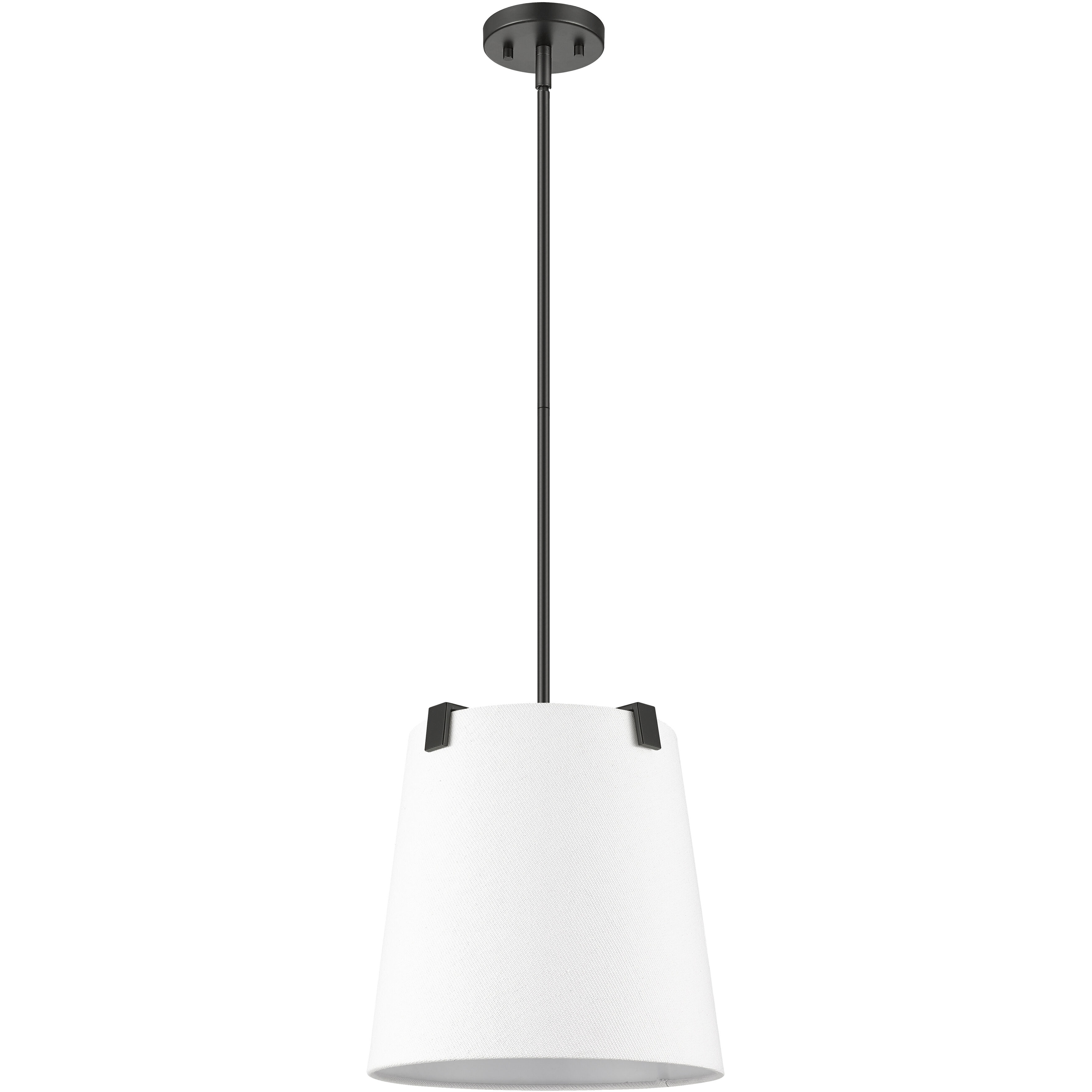Weston 3 Light 13 inch Matte Black Pendant Ceiling Light
