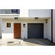 Seoul 3 Light 12 inch Black Outdoor Flush Mount