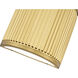 Stari LED 8 inch Modern Gold Wall Sconce Wall Light