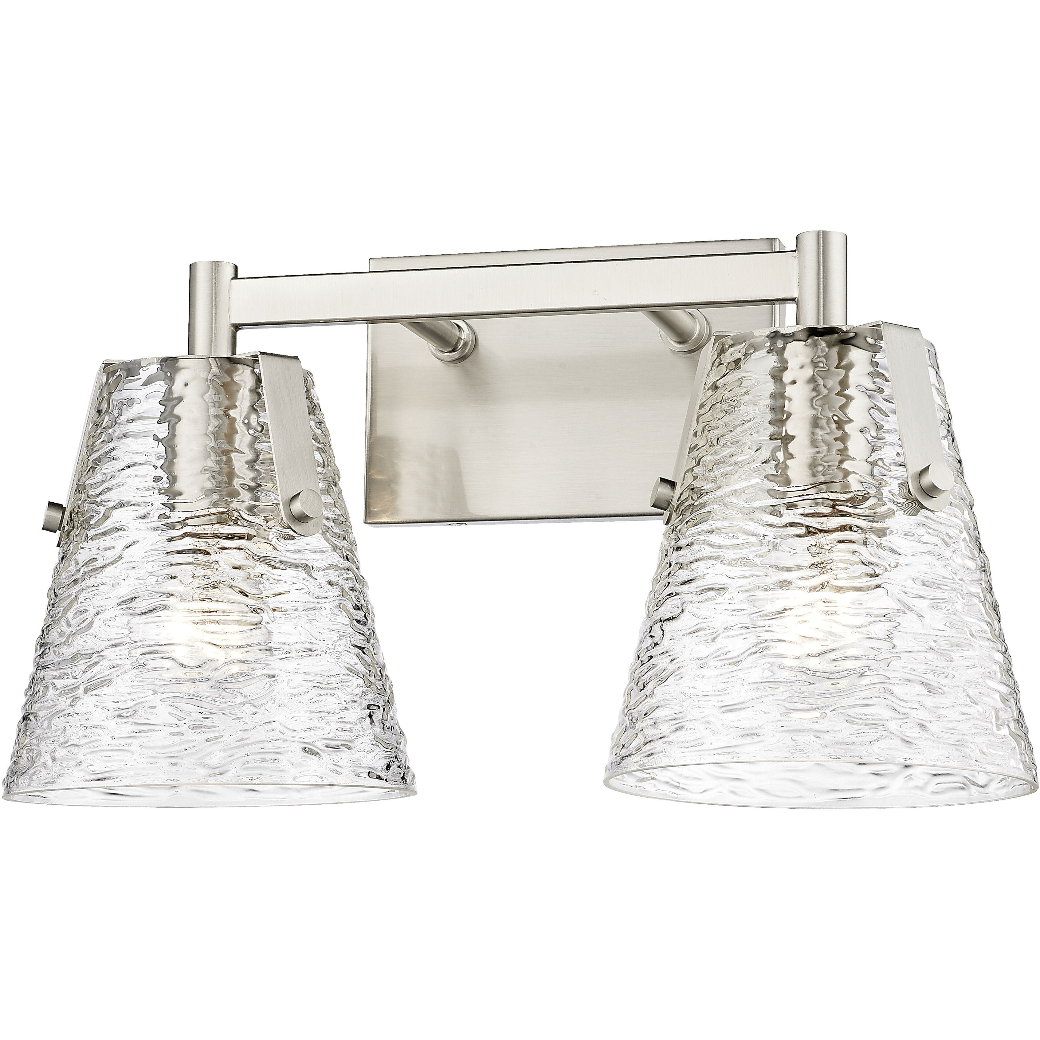 Analia 2 Light 16.5 inch Brushed Nickel Vanity Wall Light
