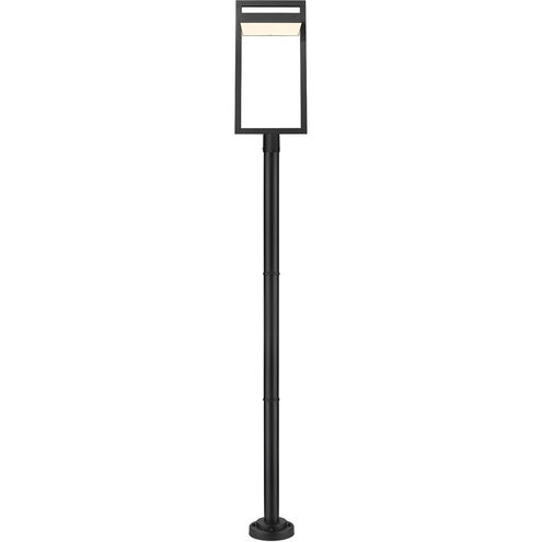 Luttrel LED 104 inch Black Outdoor Post Mounted Fixture