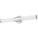 Warwick LED 25.25 inch Chrome Bathroom Vanity Wall Light