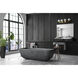 Parsons 4 Light 33.25 inch Matte Black and Olde Brass Vanity Wall Light