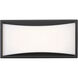 Baden LED 10 inch Matte Black Vanity Wall Light