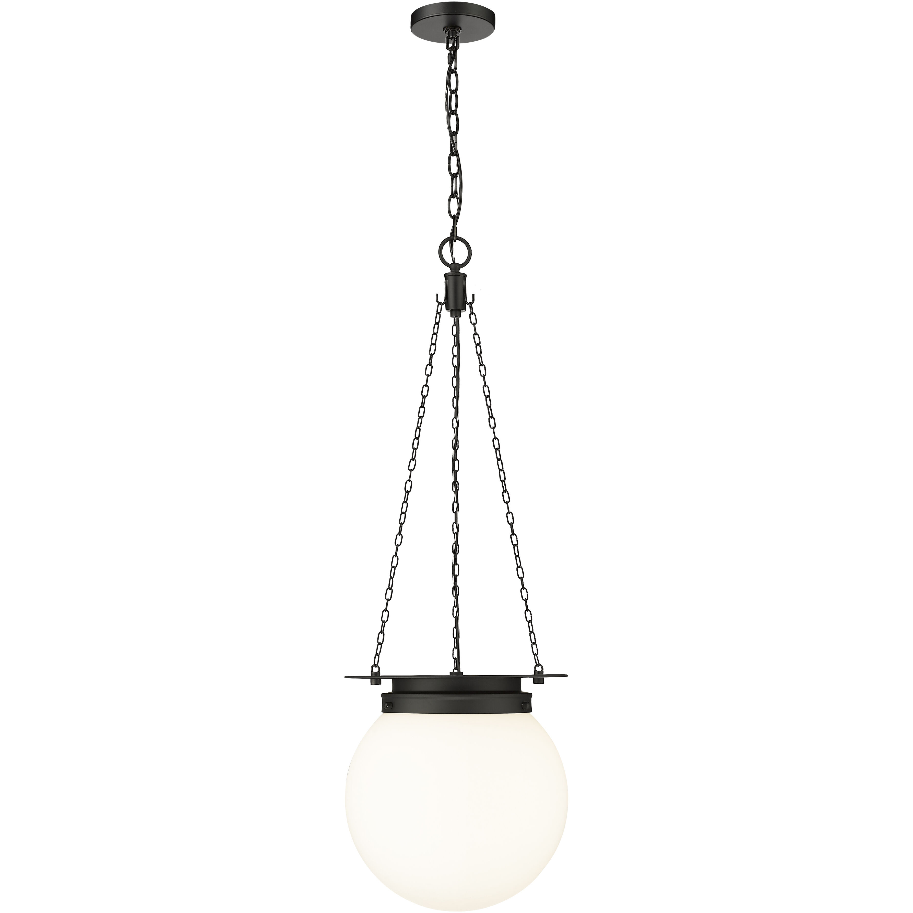Calhoun 1 Light 13 inch Matte black Pendant Ceiling Light