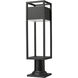 Barwick LED 23.25 inch Black Outdoor Pier Mounted Fixture