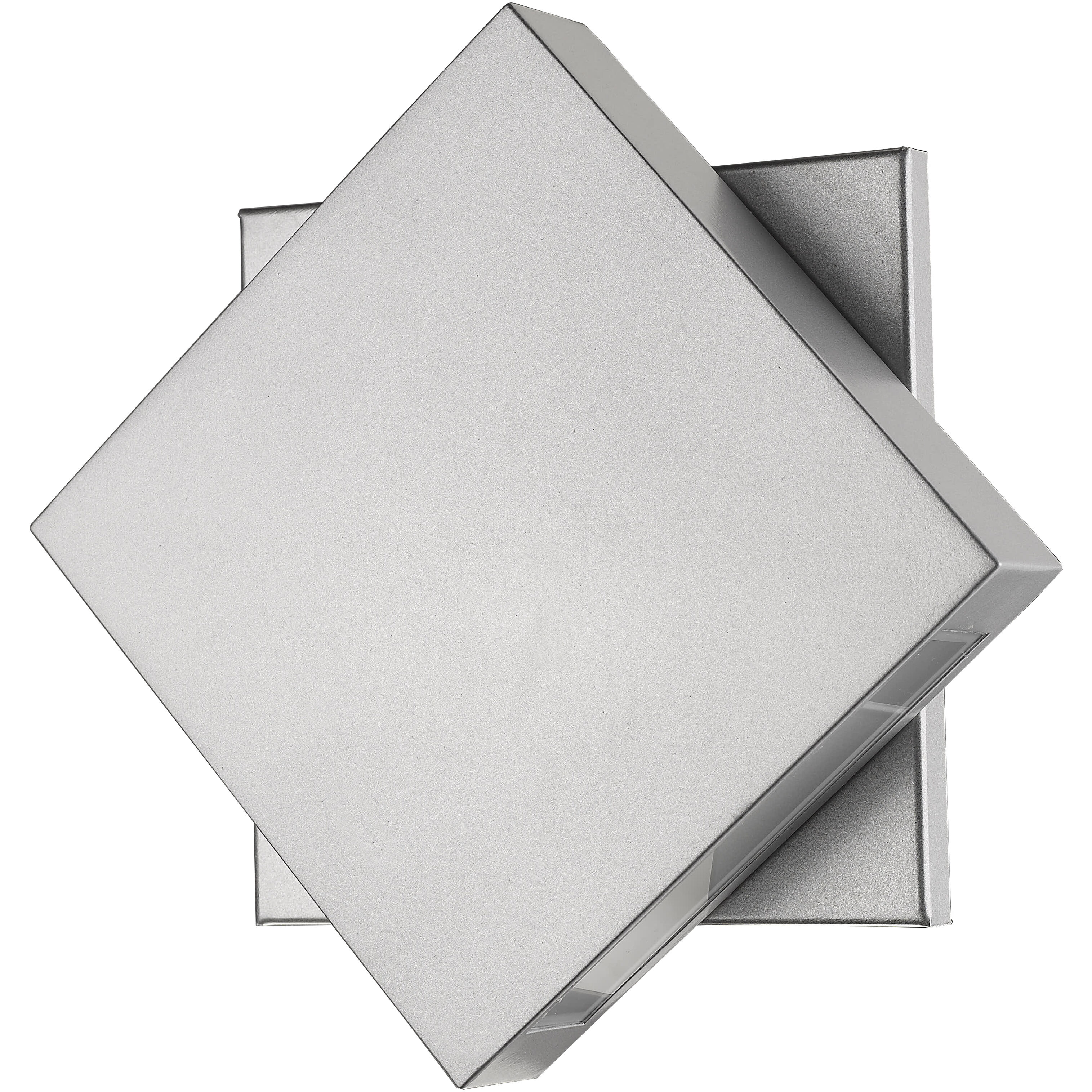 Quadrate LED 11.25 inch Silver Outdoor Wall Light