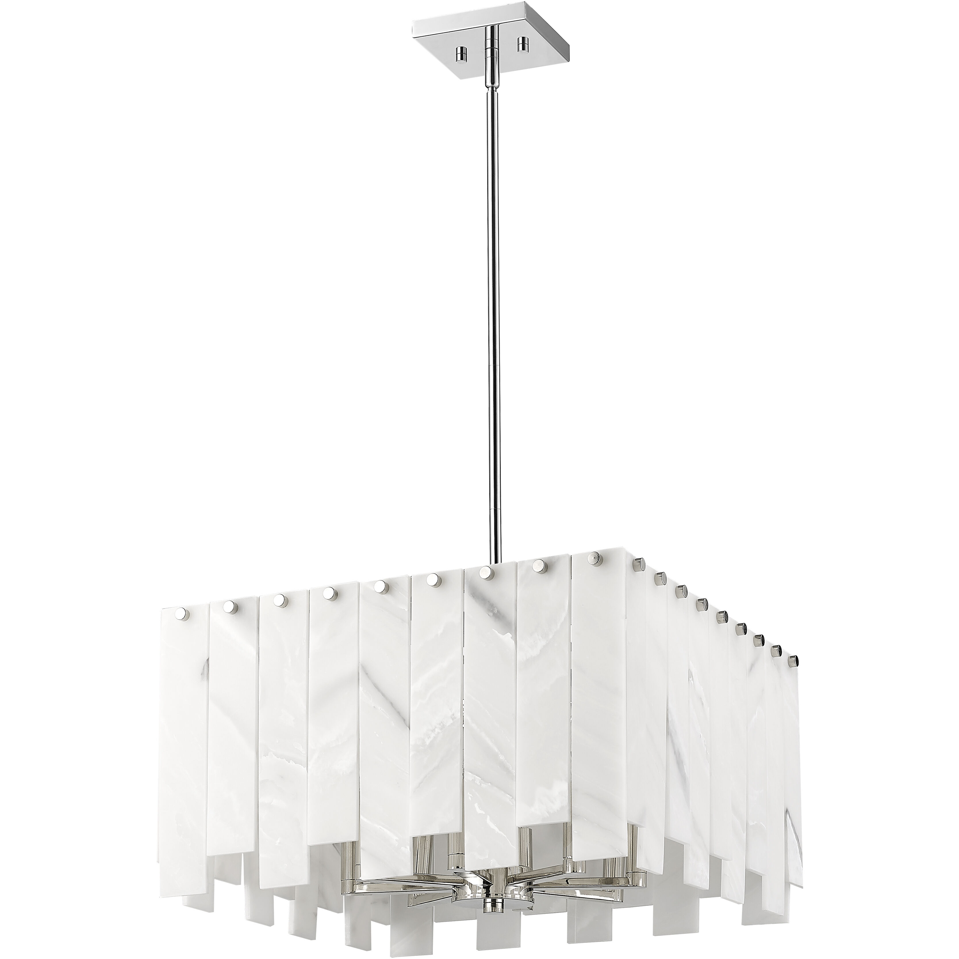 Viviana 8 Light 19.75 inch Polished Nickel Chandelier Ceiling Light