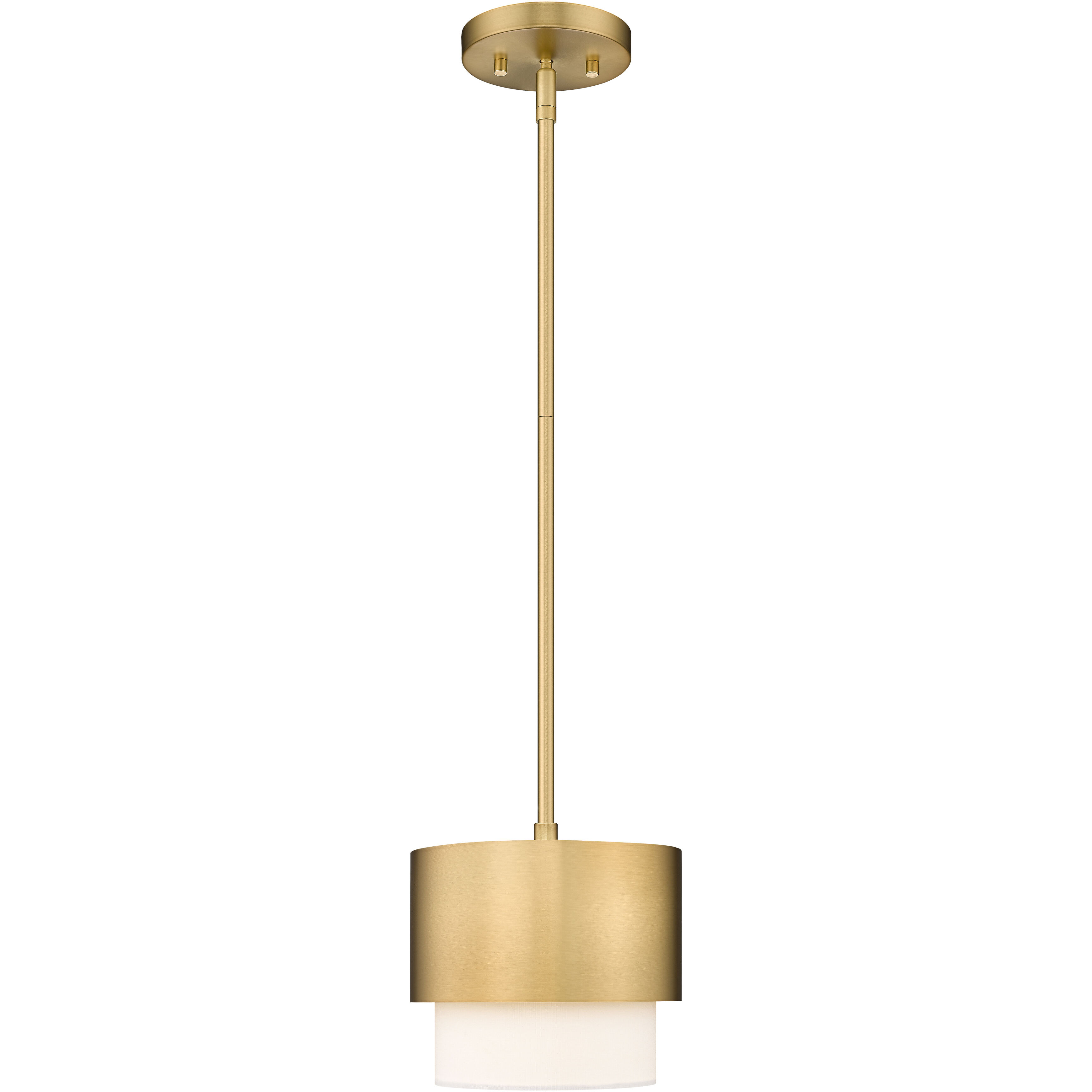 Counterpoint 1 Light 7.25 inch Modern Gold Pendant Ceiling Light
