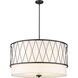 Dalton 5 Light 32 inch Matte Black Pendant Ceiling Light