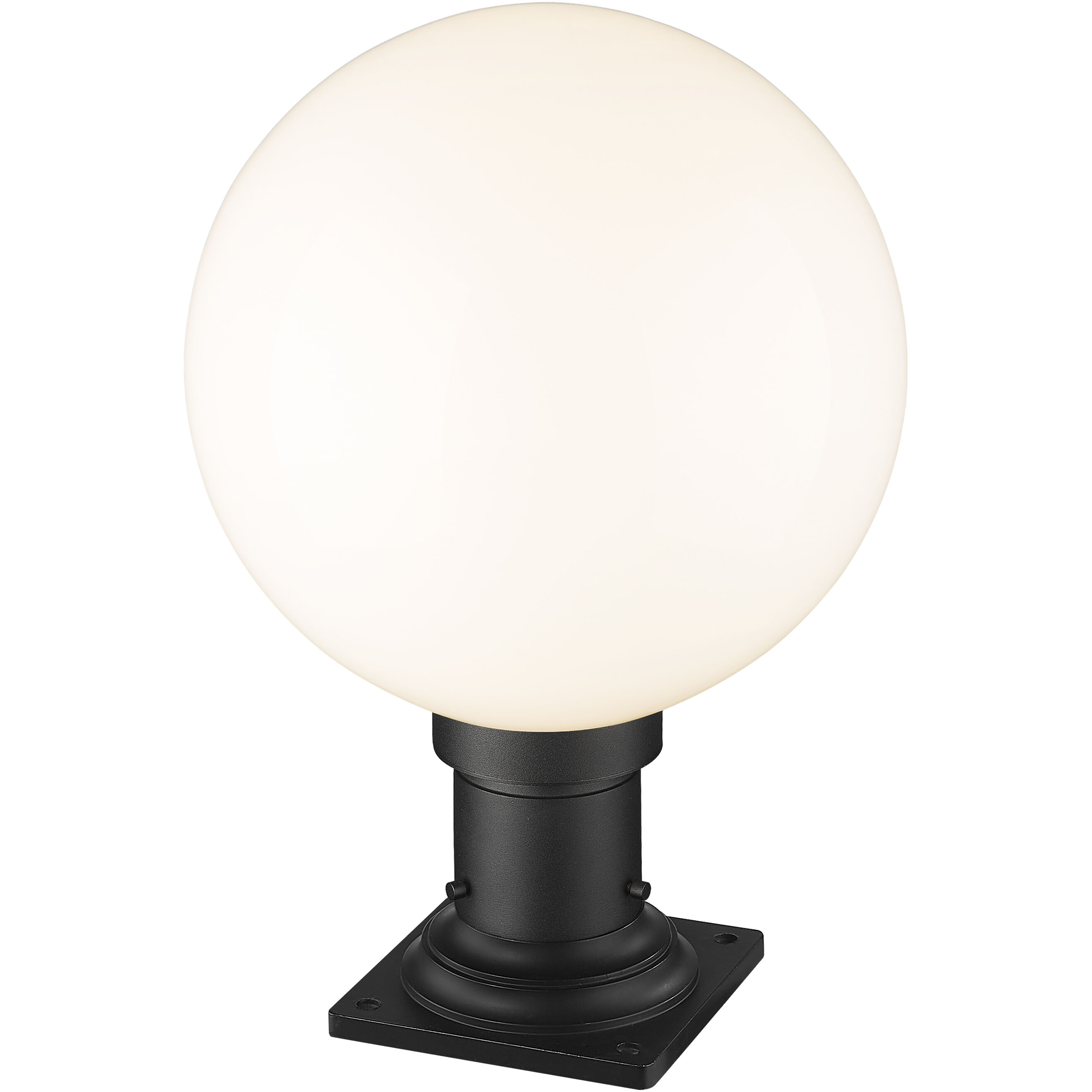 Laurent 1 Light 17.75 inch Black Outdoor Pier Mounted Fixture