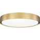 Kawan LED 20 inch Modern Gold Flush Mount Ceiling Light