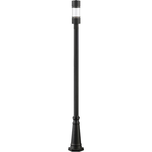 Luminata LED 113.38 inch Black Outdoor Post Mounted Fixture